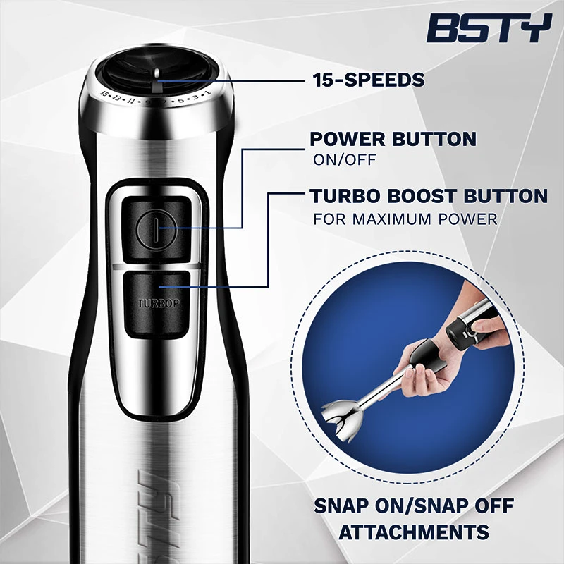 functions for hand blender