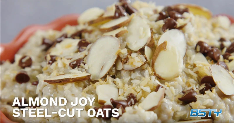 Almond Joy Steel Cut Oats